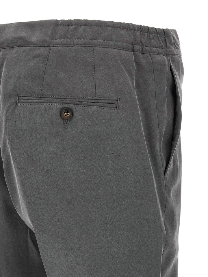 Pal Zileri Effortless Pants - Gray | 91624aa77ed12a8a9fcab8cdb45cb92ecd11a30e