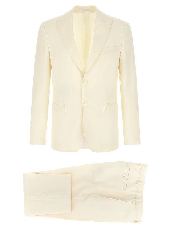 Wool Dress - Ceremony Line Suits White