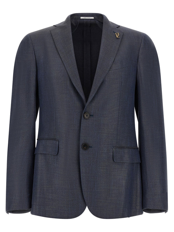 Single-Breasted Blazer Blue