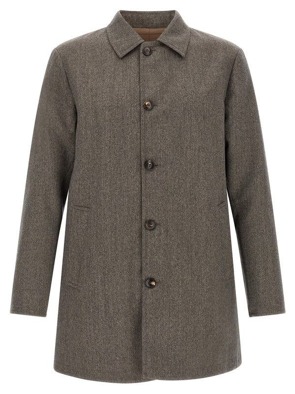 Reversible Waterproof Coats And Trench Coats Brown