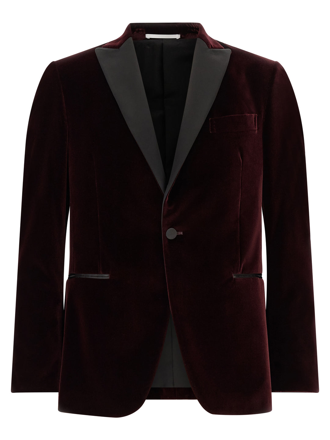 Pal Zileri Velvet Blazer - Bordeaux | 03095bbcade053e3b7ccac6f5a5446b5185df6d8