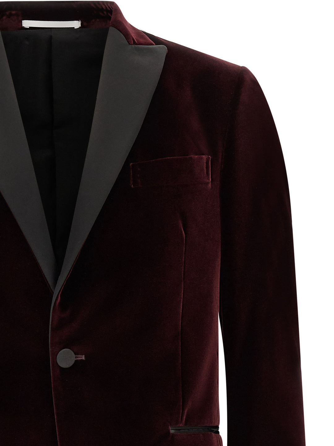 Pal Zileri Velvet Blazer - Bordeaux | e36aea7ba76dd5d607ec29f672ad27b80a7fb12e
