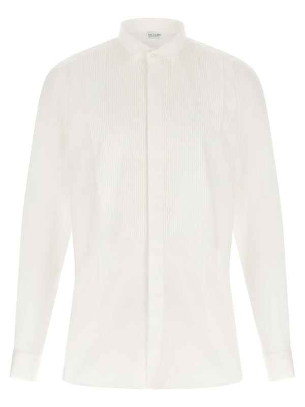 Tuxedo Shirt - Ceremony Line Shirt And Blouse White