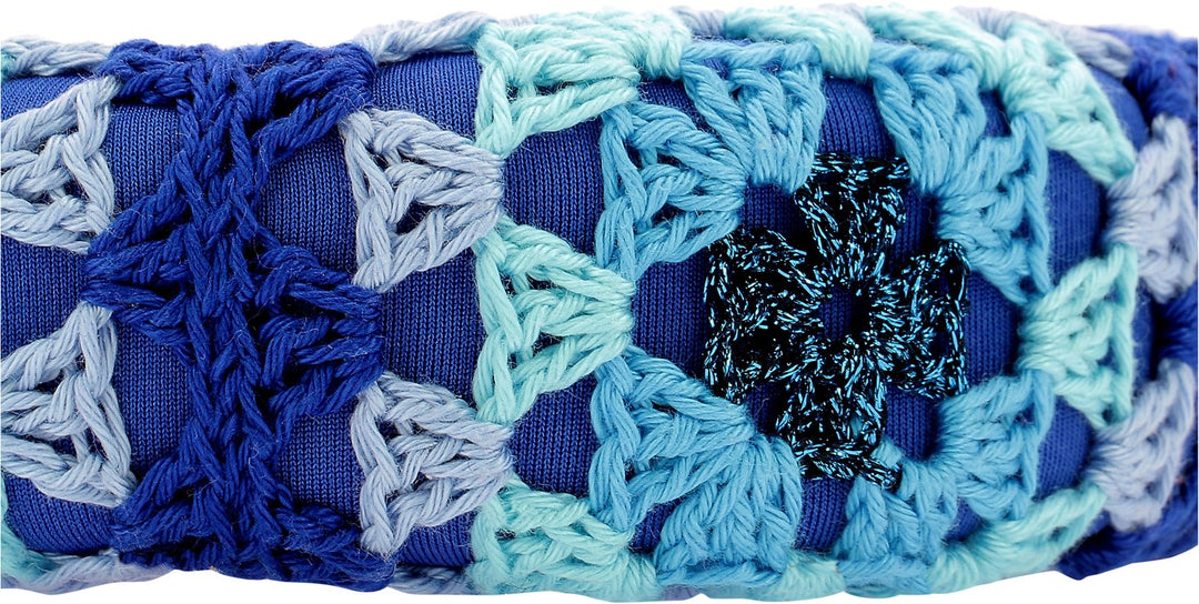 Crochet Hair Accessories Light Blue