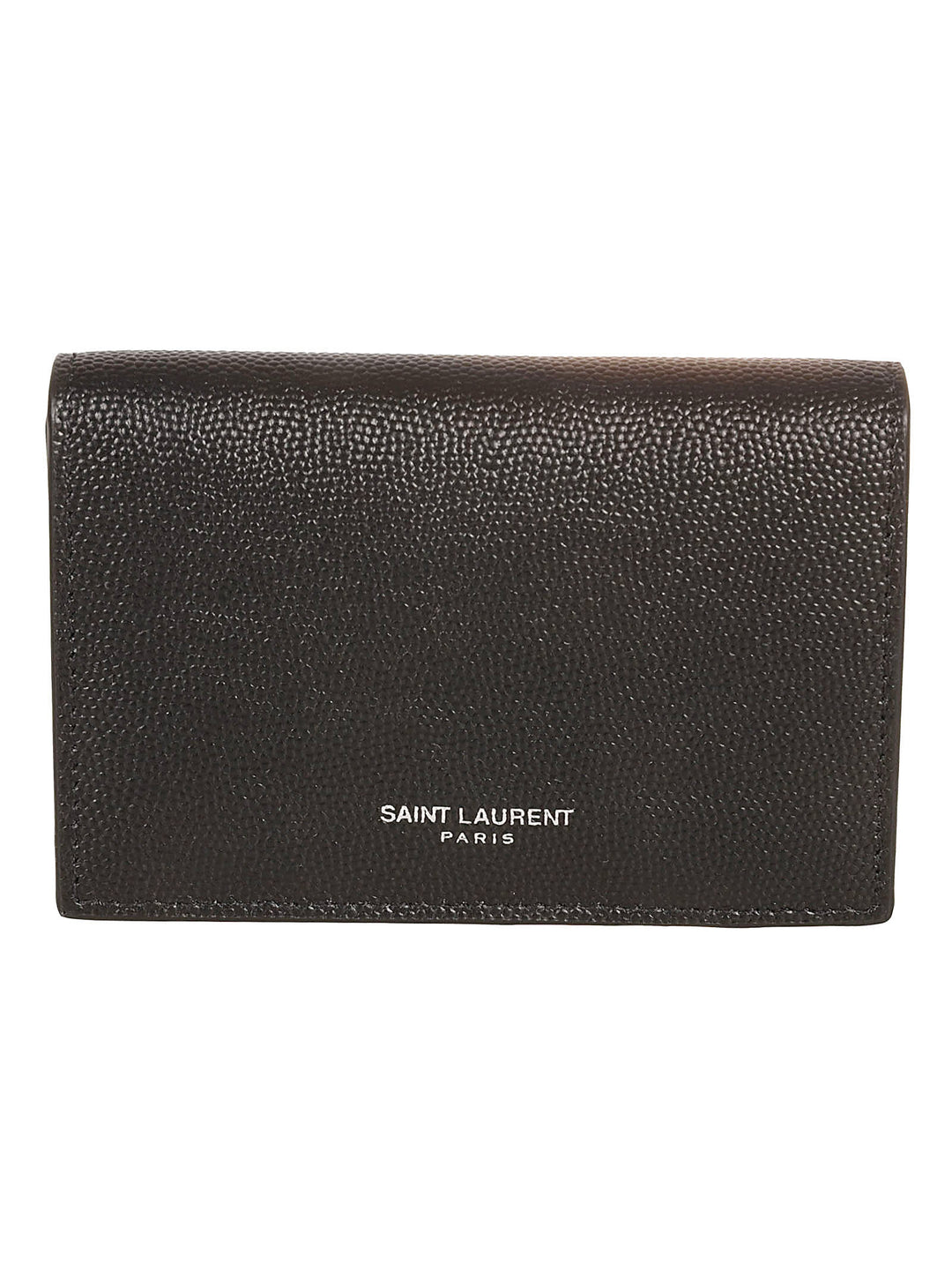 Business Card Holder With Flap Wallets Black