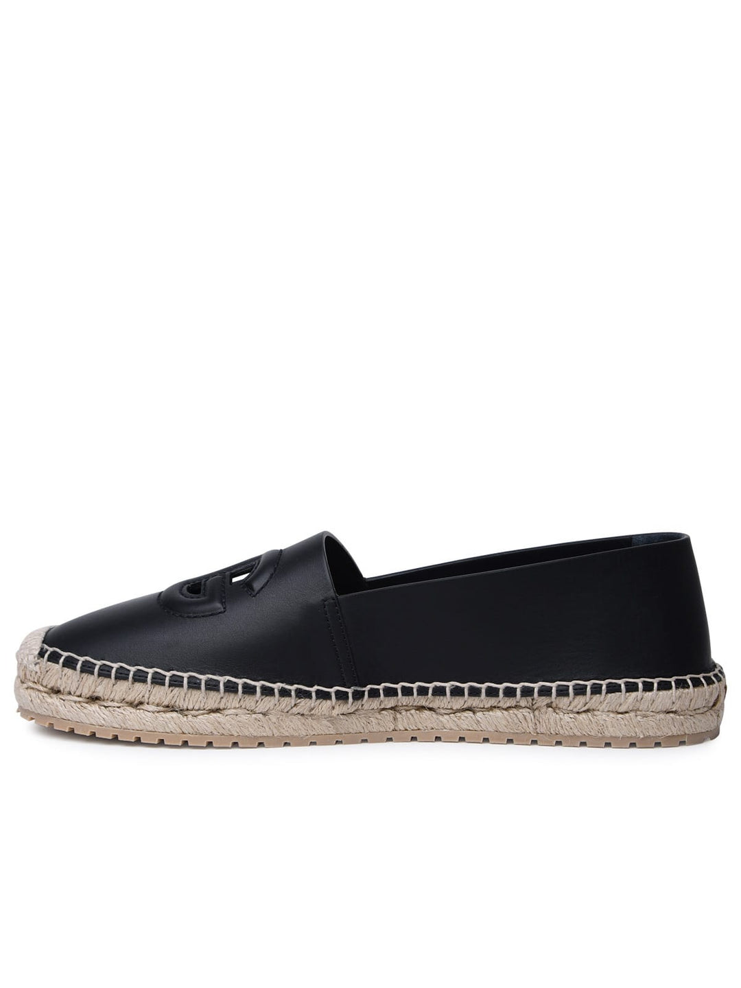 Nappa Espadrilles Lace-Up Shoes Black