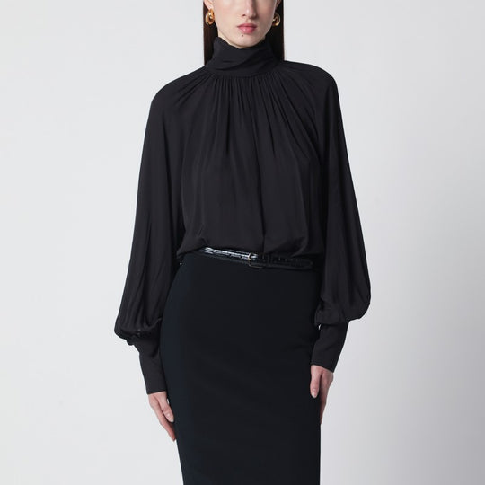 Black Anne Viscose Blouse