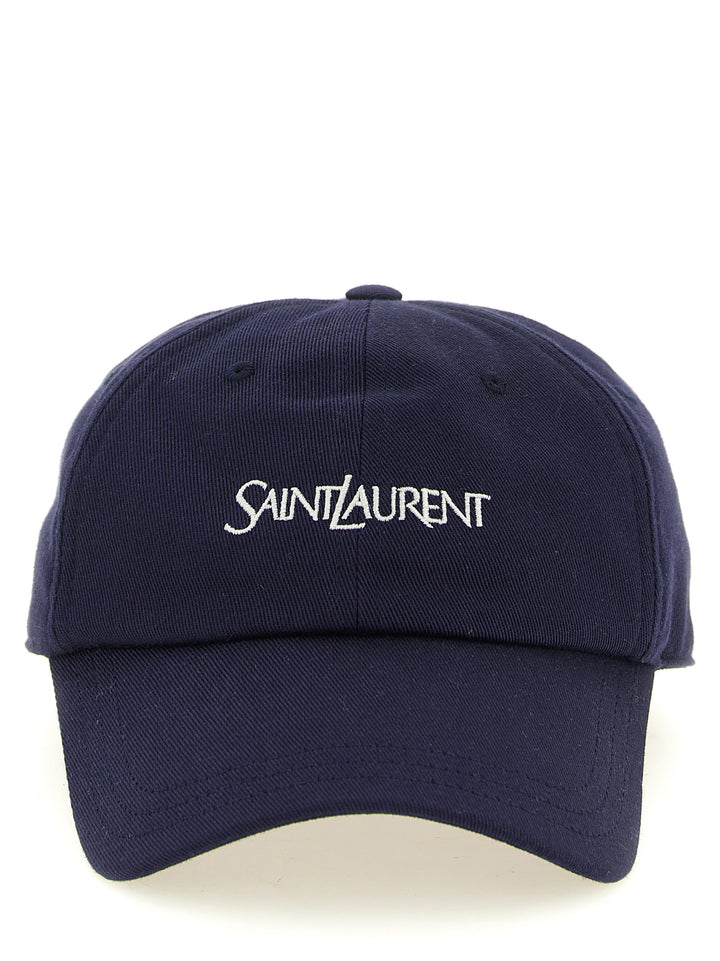 Saint Laurent Saint Laurent Hats - Blue | 2f35f4b33618d5e47e4adb5f4be766ac0f2896fb