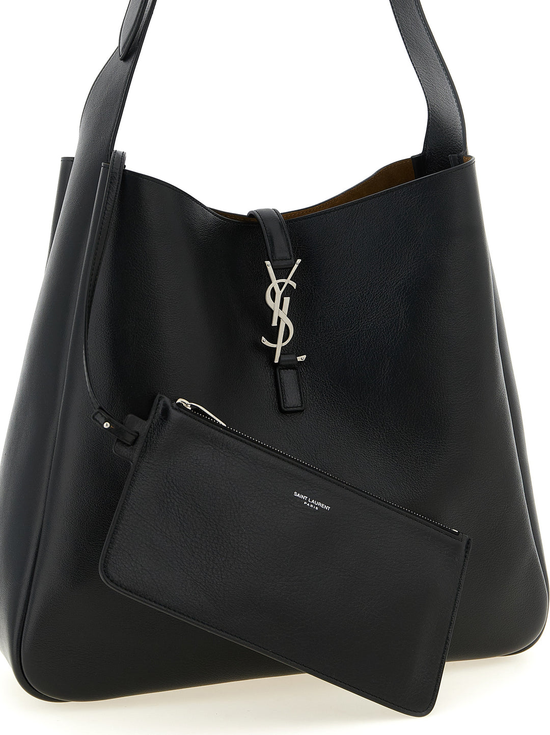 Saint Laurent Le 5 À 7 Gobo Shoulder Bags - Black | 6cbd12eb1c2f5e675993cc1e151b803fe3d7e299