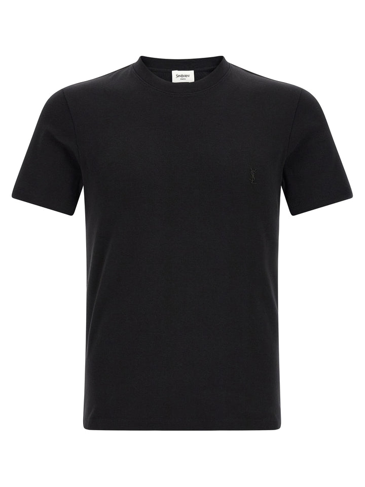 Saint Laurent Cassandre T-shirt - Black | b324796055c0a5b63db350745b3bf5dc9b98eec4