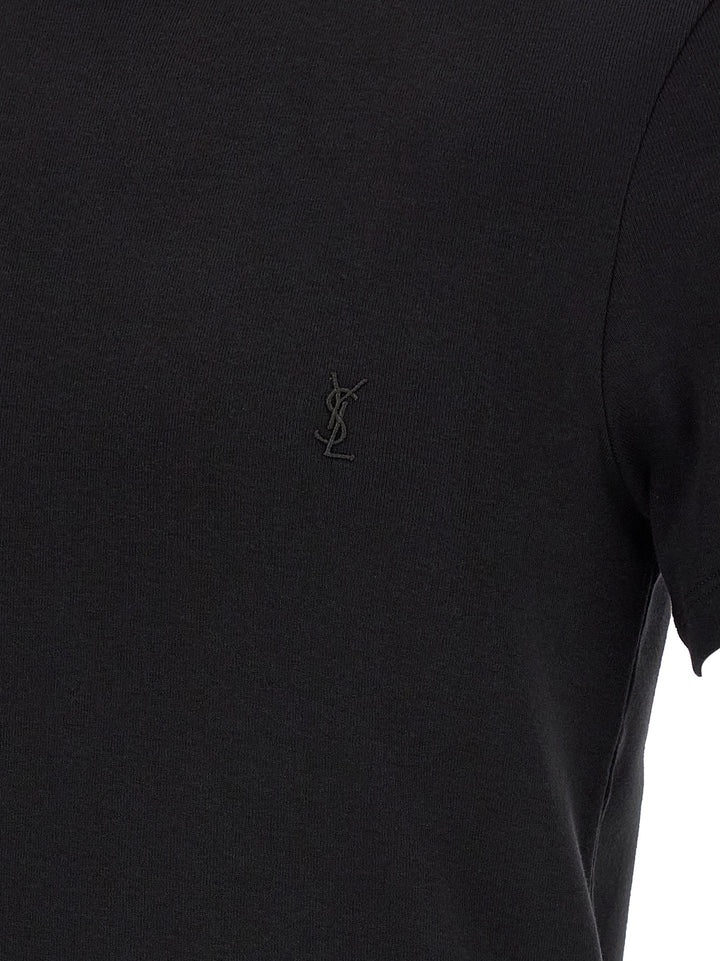 Saint Laurent Cassandre T-shirt - Black | 6e63b5e9e87d3af6b5f2e4bfdb36c0f5cd0762b5