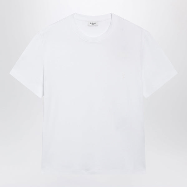 White Cassandre T-Shirt In Cotton