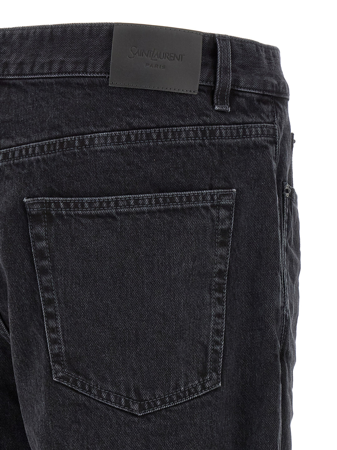Saint Laurent Relax Tapered Jeans - Black | 7e0fd8dbce12a73d2f72ddcba2a7f815644e4d9a