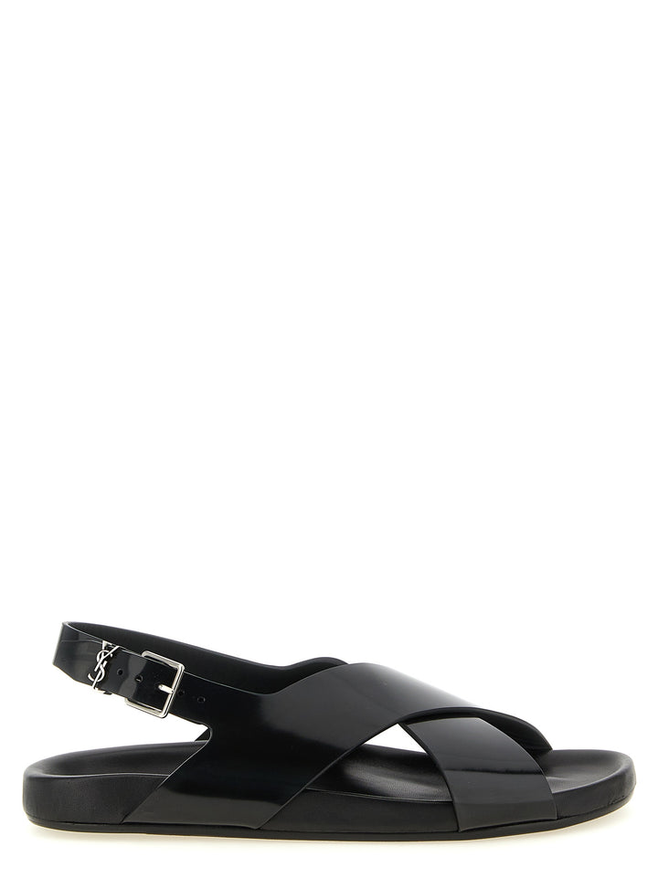 Saint Laurent Helios Sandals - Black | 22c5538bbba4bedd13d99276c28d44ff66a38571