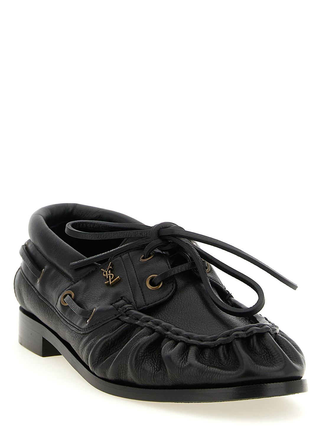 Saint Laurent Le Loafer Bateau Loafers - Black | f3212a9847d4f00ef3fe3e7382ac75785df6fb3c