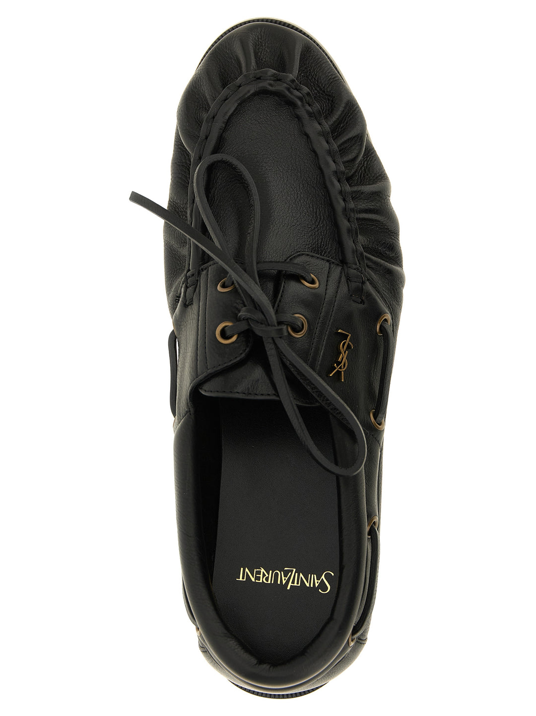 Saint Laurent Le Loafer Bateau Loafers - Black | b93df2951a9aa3de0d861ce369be8769134475f6