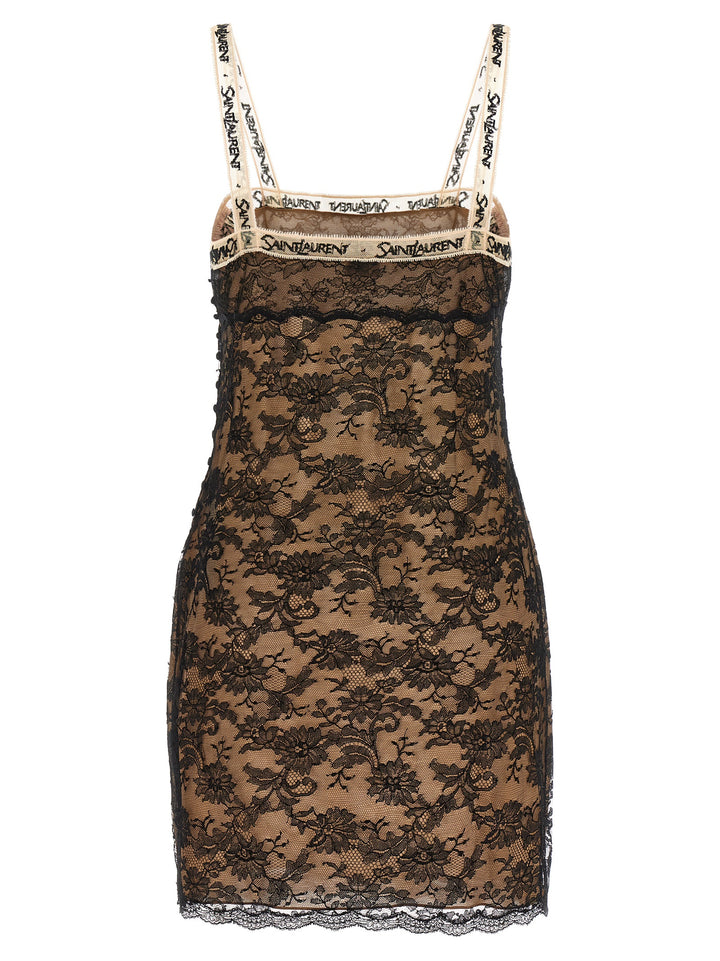 Saint Laurent Slip Dress Dresses - Black | 09e5c04183ebb6f62e21a14376d5fdf5442250aa