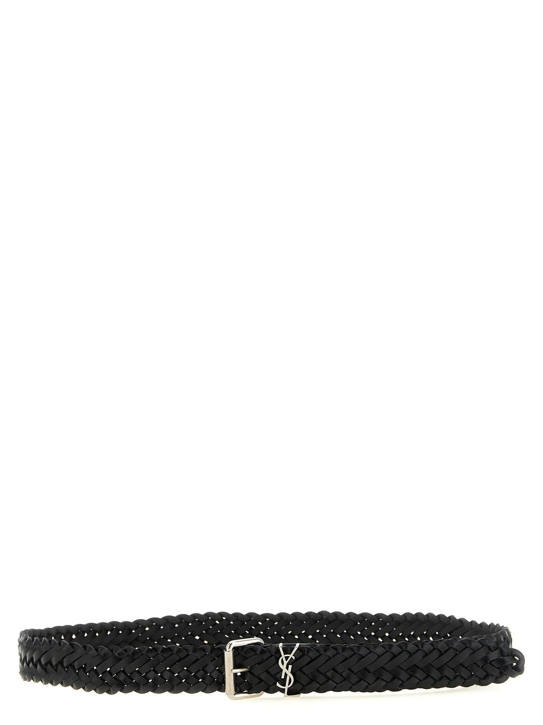 Saint Laurent Cassandre Belts - Black | 561789fdfb119e2aeee47decc75a4e67348982c4