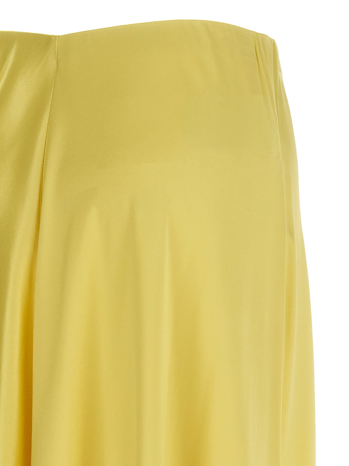 Alberta Ferretti Lace Insert Skirt Skirts - Yellow | a76c44970cdea5c8547c00c723d4605b8a3c0a66
