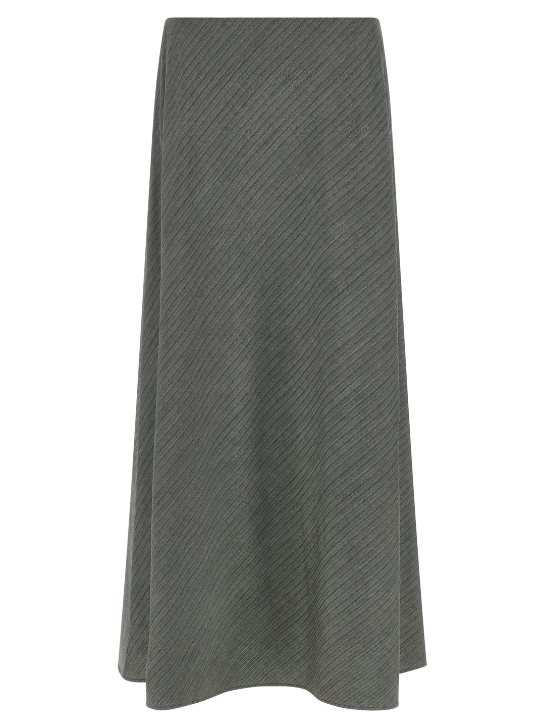 Alberta Ferretti Bell Chevron Skirt Skirts - Gray | 302f515a1ffd78af10c9248713c8e39bbb9fd7c3
