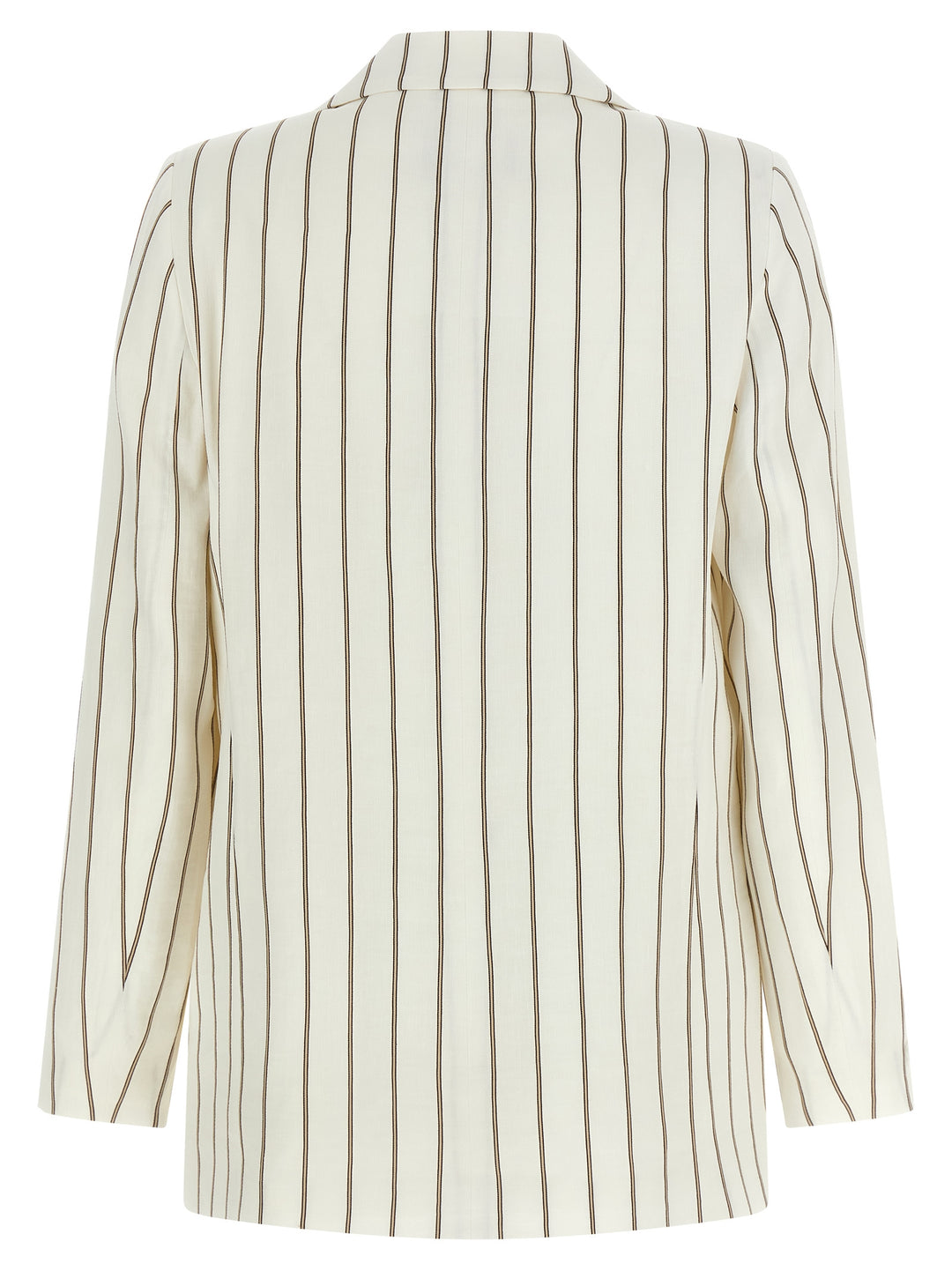 Peserico Pinstripe Twill Blazer BlazerS - White | 4153608e585d9cf22bb988009a577936ecd60029