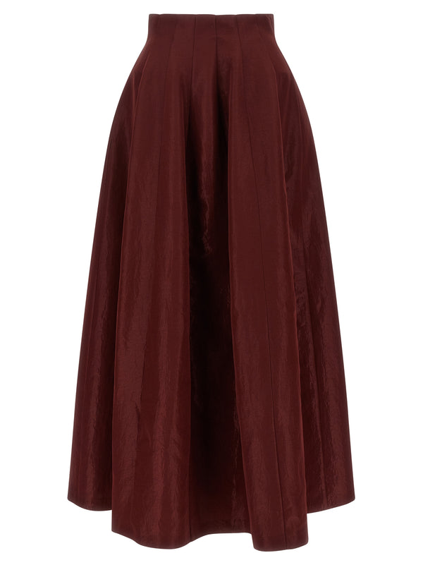 Panel Skirt Skirts Red