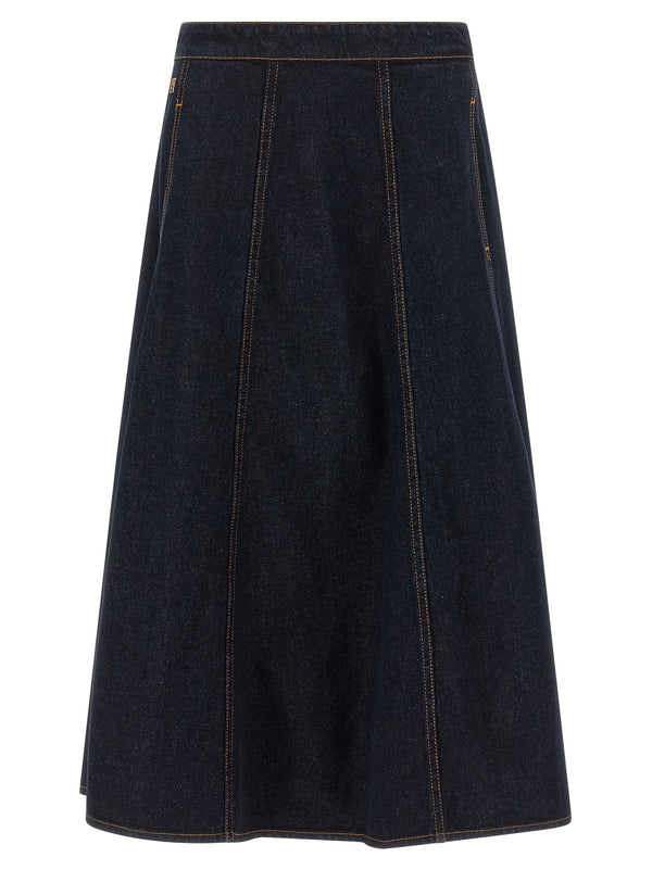 Denim Skirt Skirts Blue