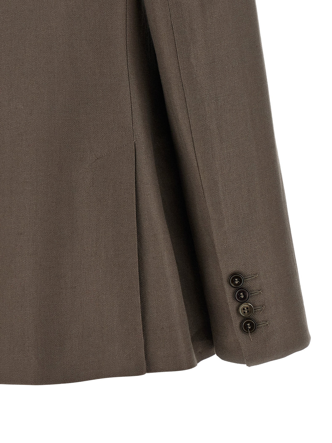 Peserico Satin Linen Blazer BlazerS - Brown | bfe4e4625b008e60f162129de427f56fc50ecc6a