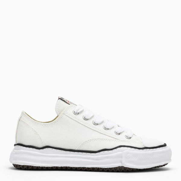 White Peterson Low Sneakers In Canvas