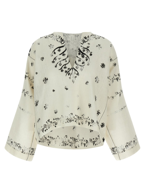 Fortuny Shirt And Blouse White/Black