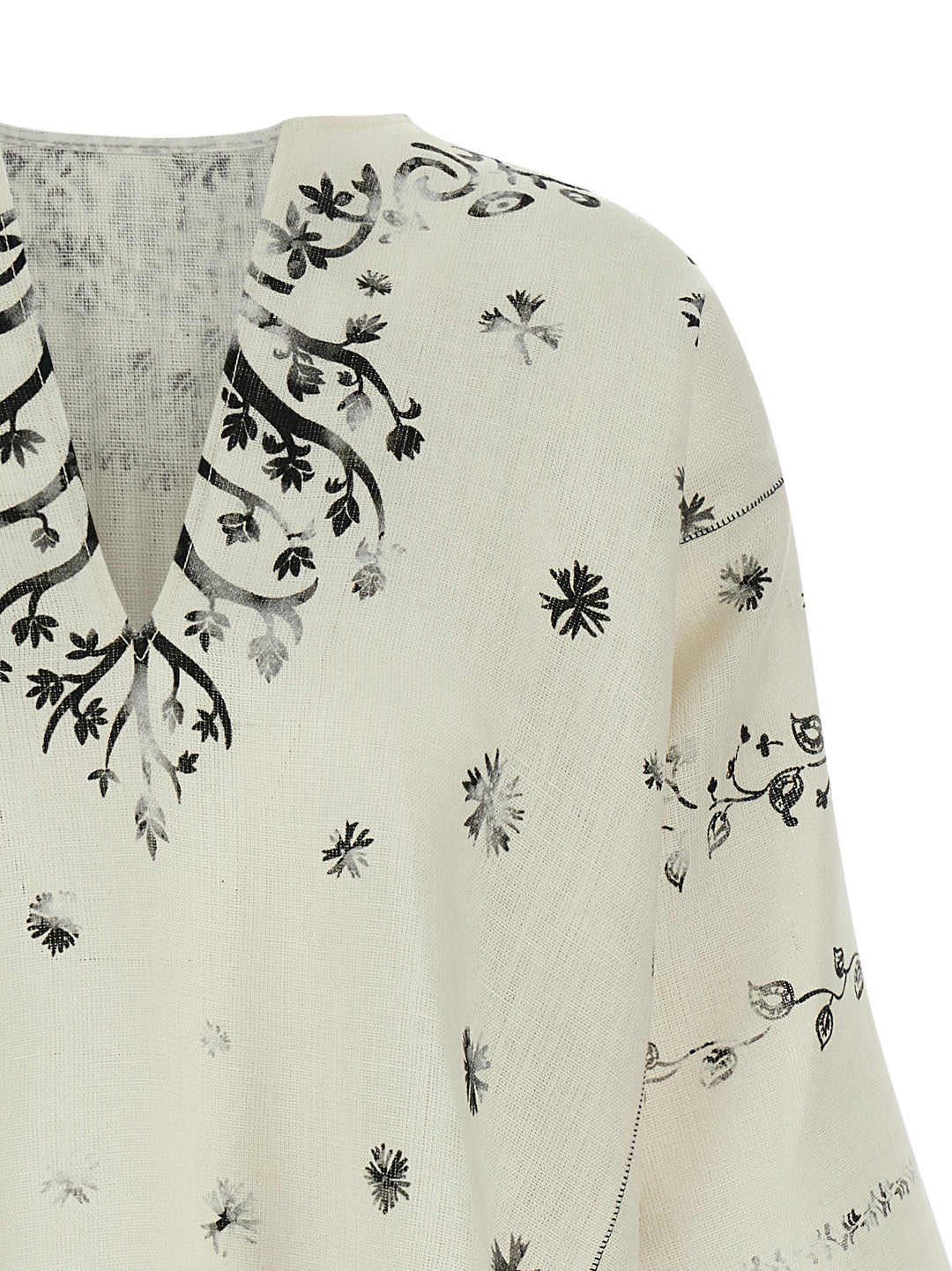 Alberta Ferretti Fortuny Shirt and Blouse - White/Black | f2722ad856f90702477161a439874b39184b9550