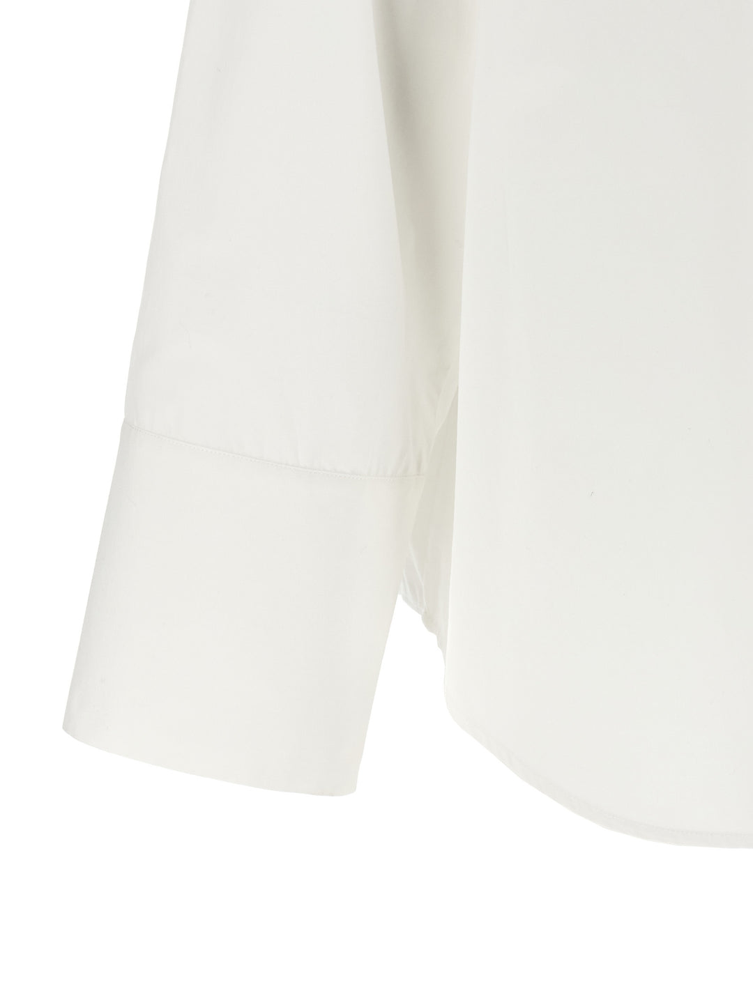 Alberta Ferretti Pleated Ruffle Shirt Shirt and Blouse - White | 178dae47fcb423fa8d4debe95156c22be80ea9f6
