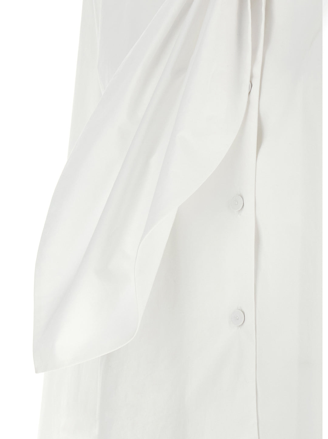 Alberta Ferretti Tie Shirt Shirt and Blouse - White | 9d009053c916c95d1529bc2a8c68c83c5a9d7d55