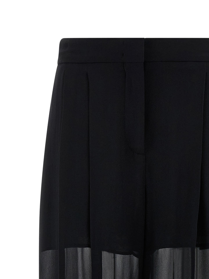 Alberta Ferretti Silk Pants - Black | 59b8637cdf682821c62a80b3cc47e23ba5b10cea