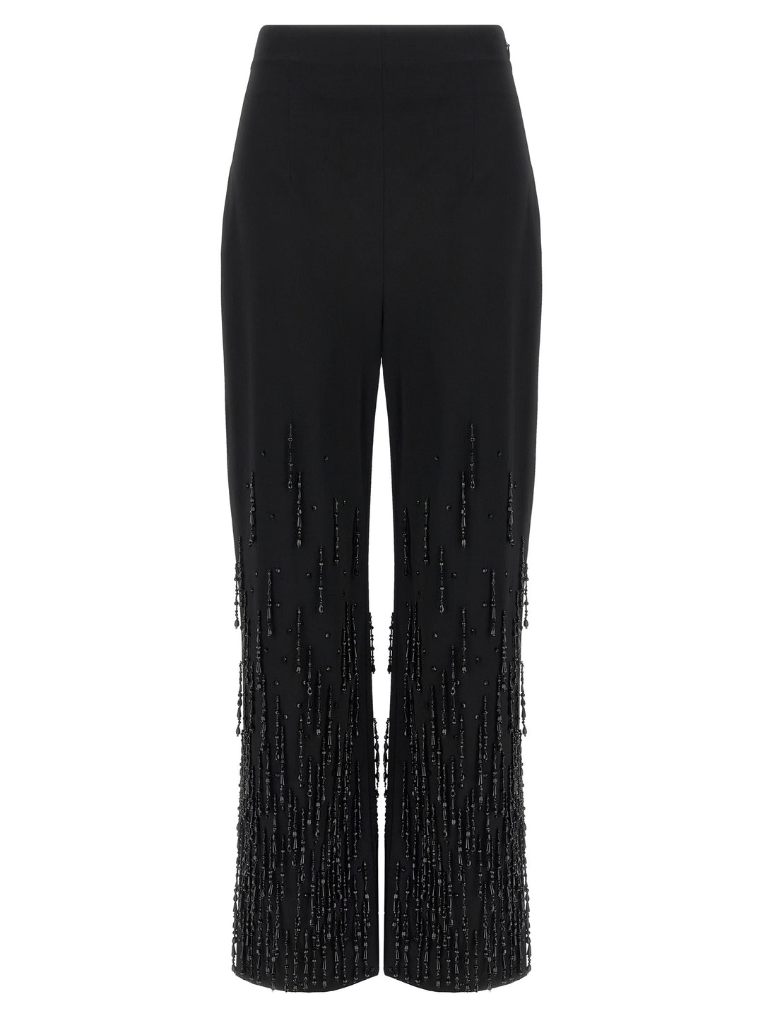 Alberta Ferretti Beaded Pants - Black | d728e1b5bf0f9da2dc57c7db56a04ddea1f02462
