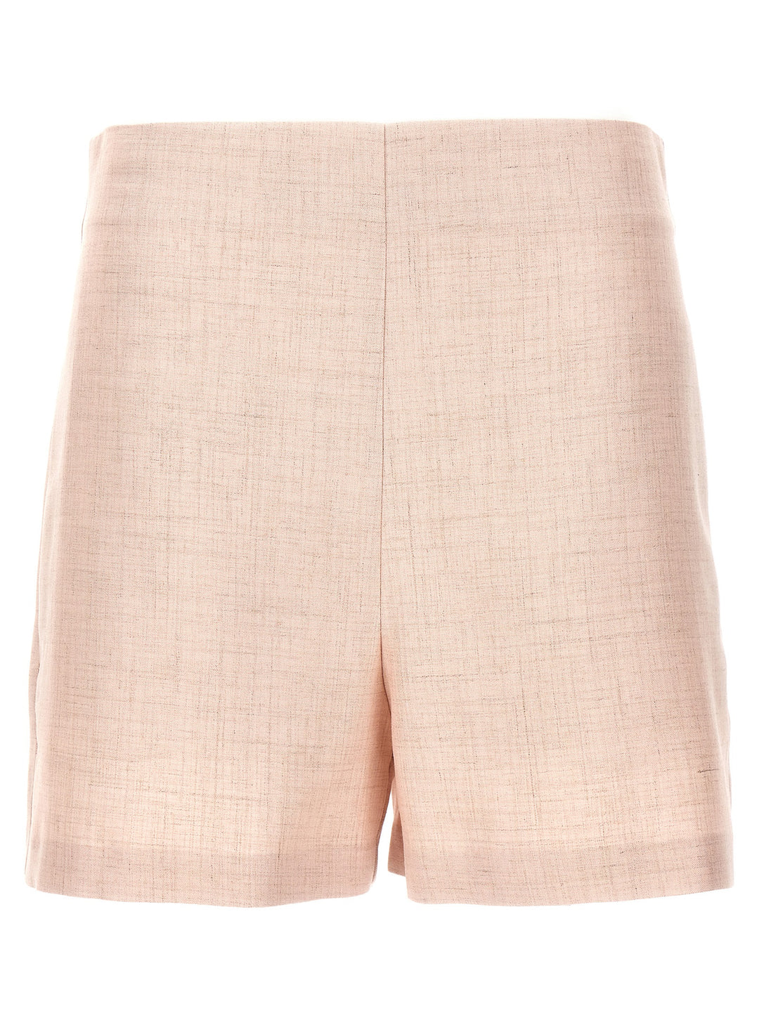 Linen Blend Shorts Bermuda, Short Pink