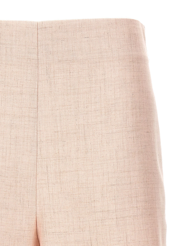 Linen Blend Shorts Bermuda, Short Pink