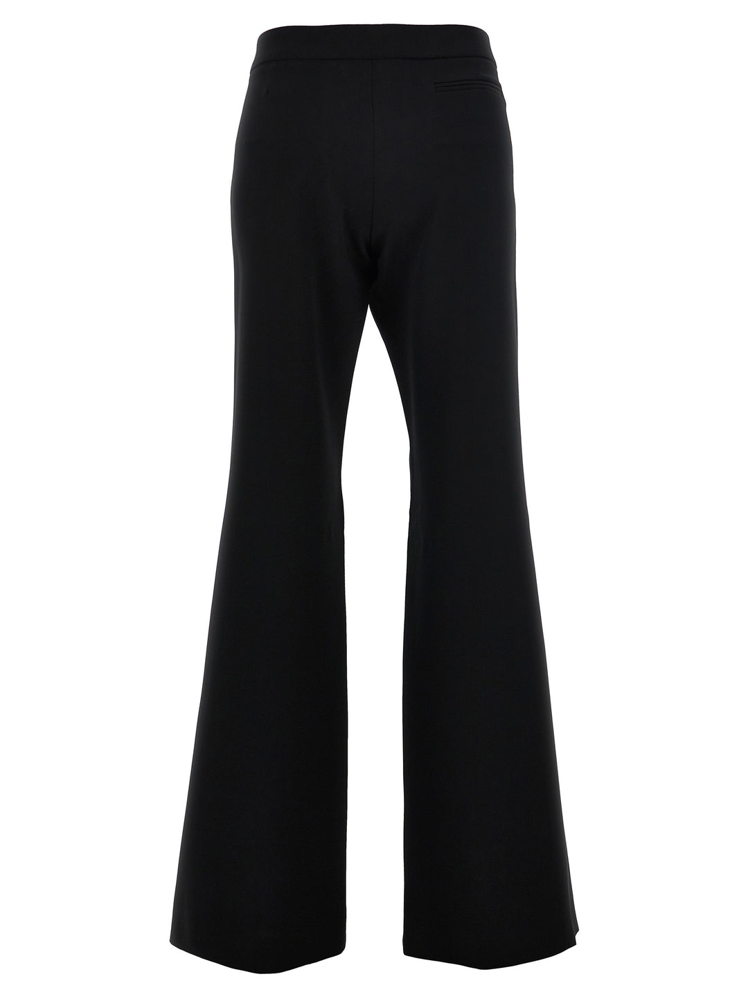 Crepe Flared Pants Black