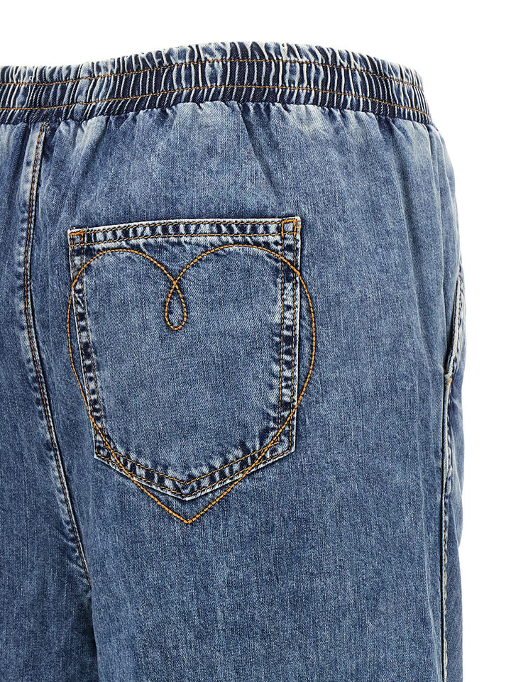 Embroidery Jeans Light Blue