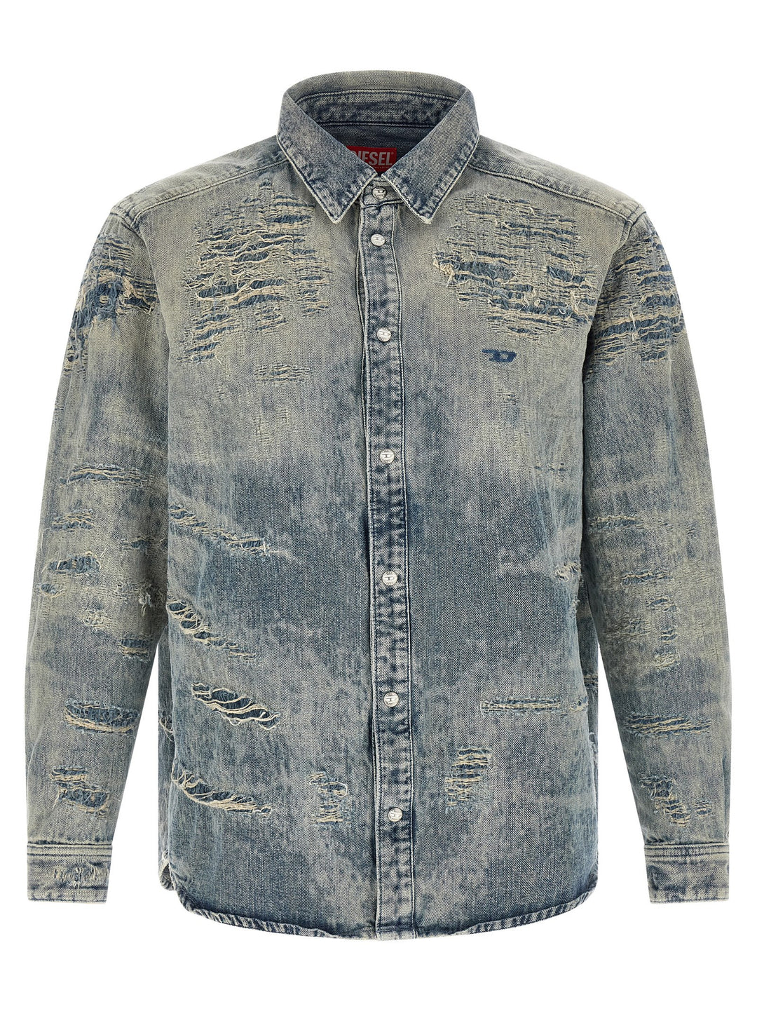 Diesel D-Simply Shirt and Blouse - Blue | 8f9bf10e5064b440f5c3ee626dec02ca6bf2c546