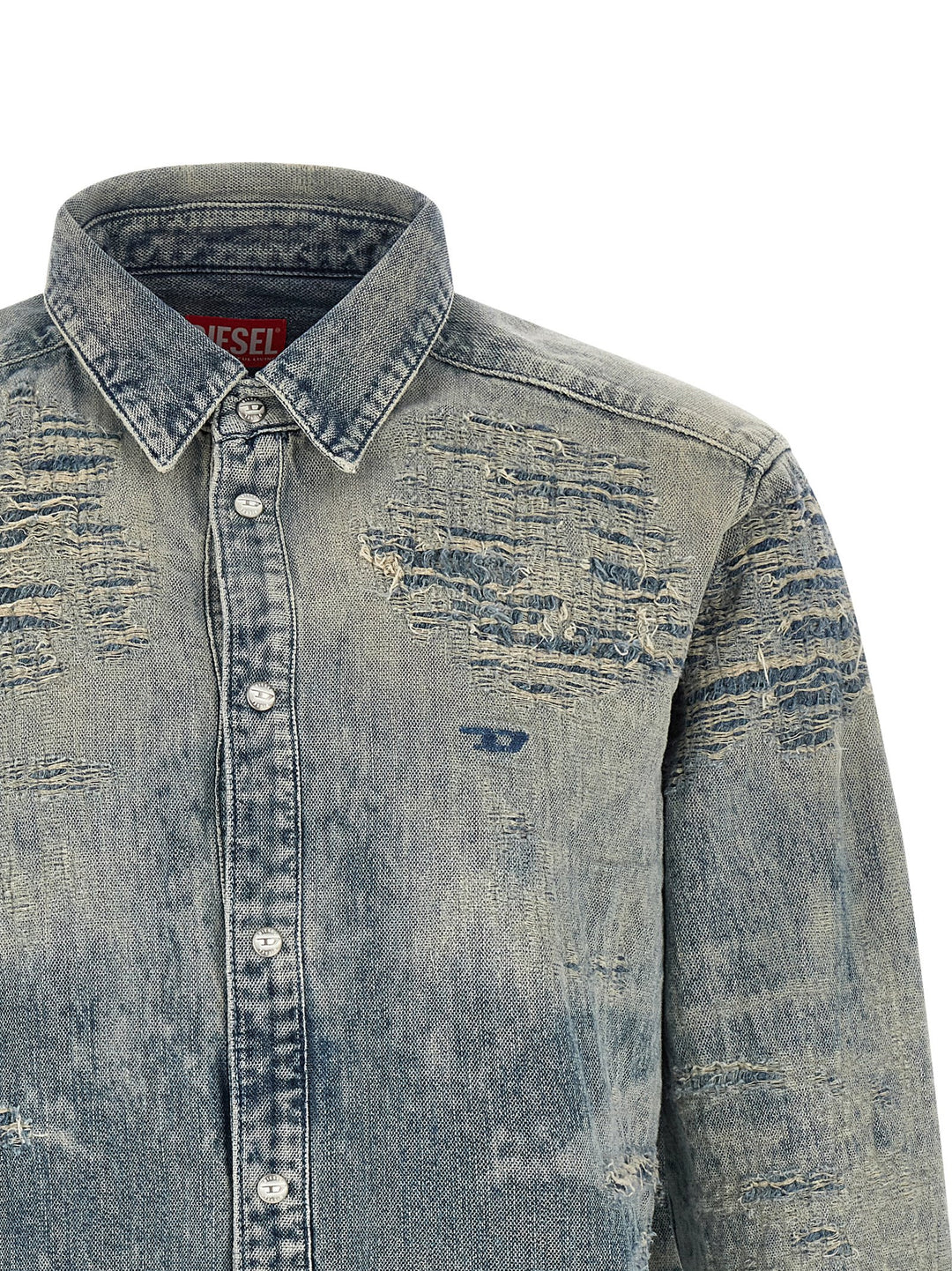 Diesel D-Simply Shirt and Blouse - Blue | 68bca9ad7039bc6e4cc835d10bf1513afb558449