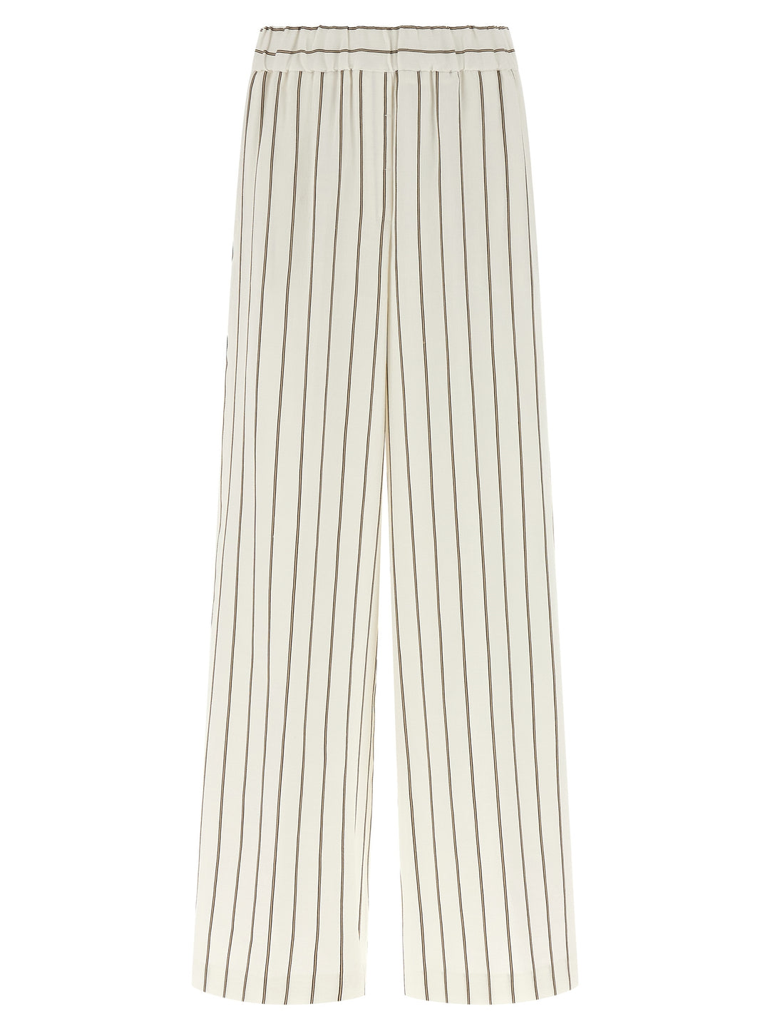 Peserico Pinstriped Twill Pants - White | 593c2eeb81ba341cfcb30ea24c24cbb40de28be7