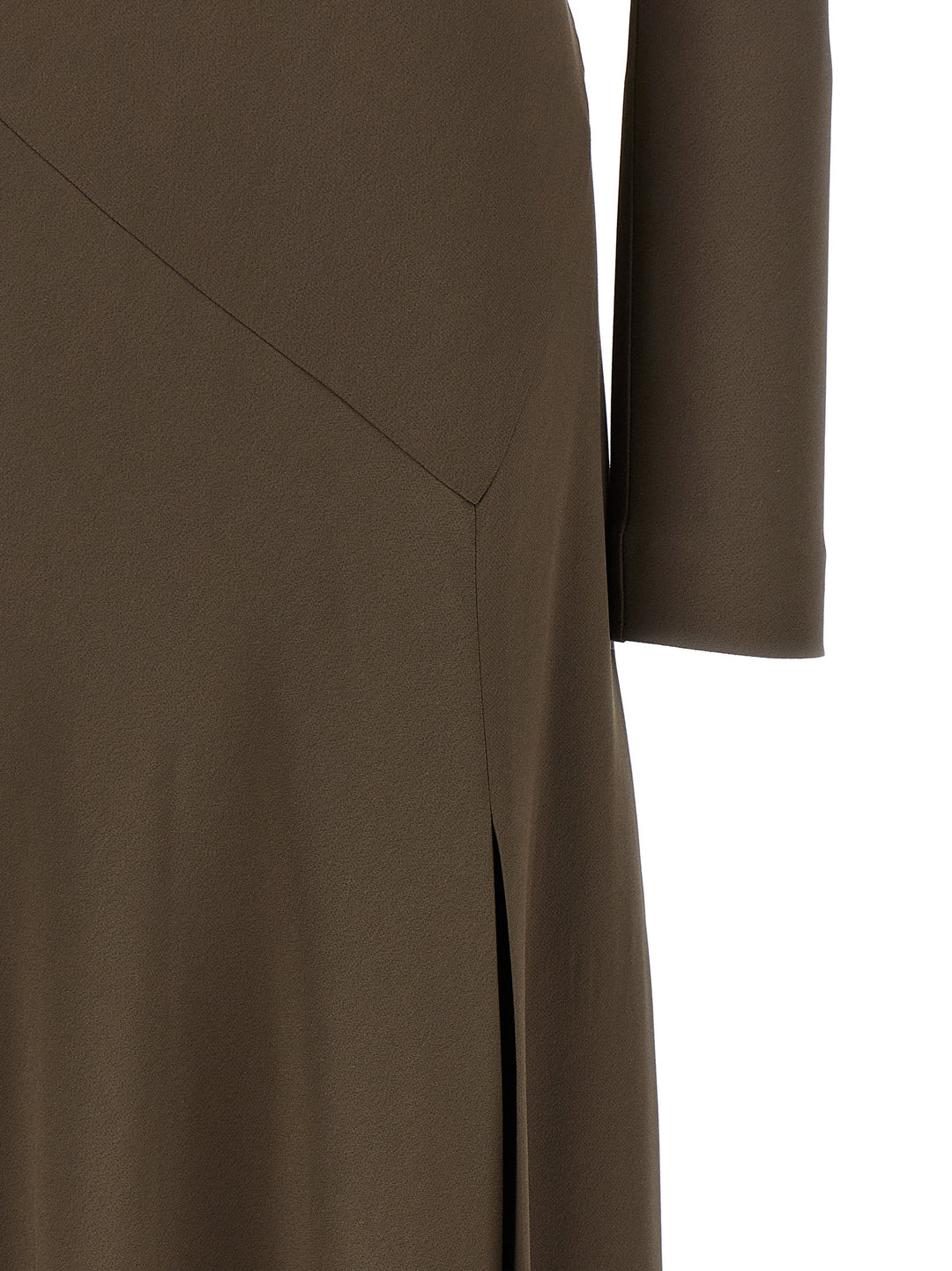 Alberta Ferretti Bare Shoulder Dress Dresses - Brown | 9f05ed1d2de14fb3a2d213c8f1a9e384720bff7c