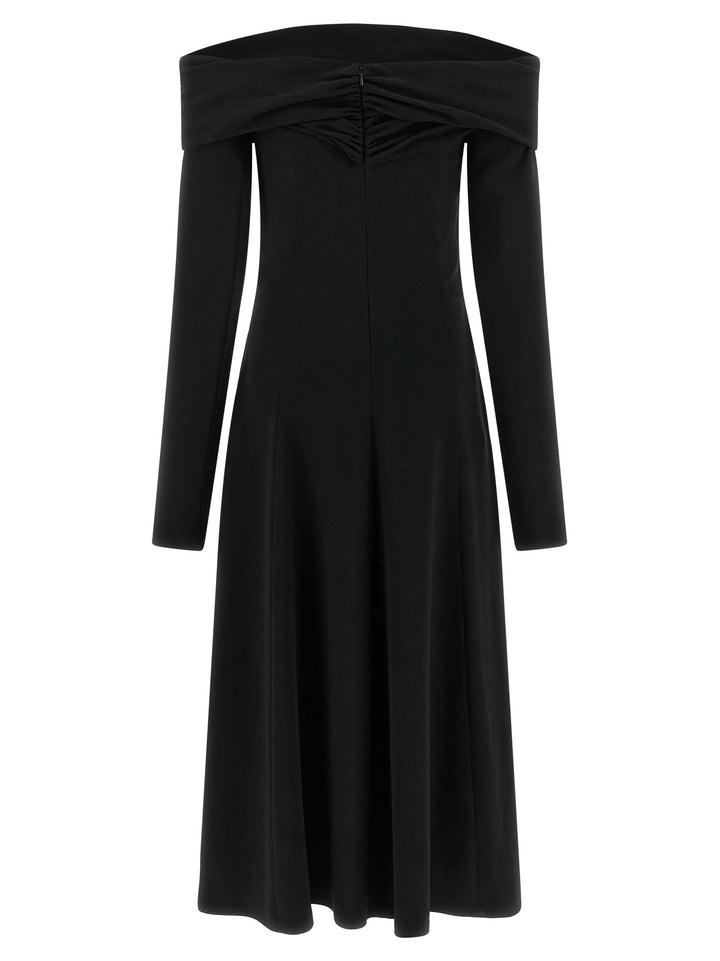 Alberta Ferretti Cady Dress Dresses - Black | 0e7b1a34d4d4aabae54161f083177afc09960245