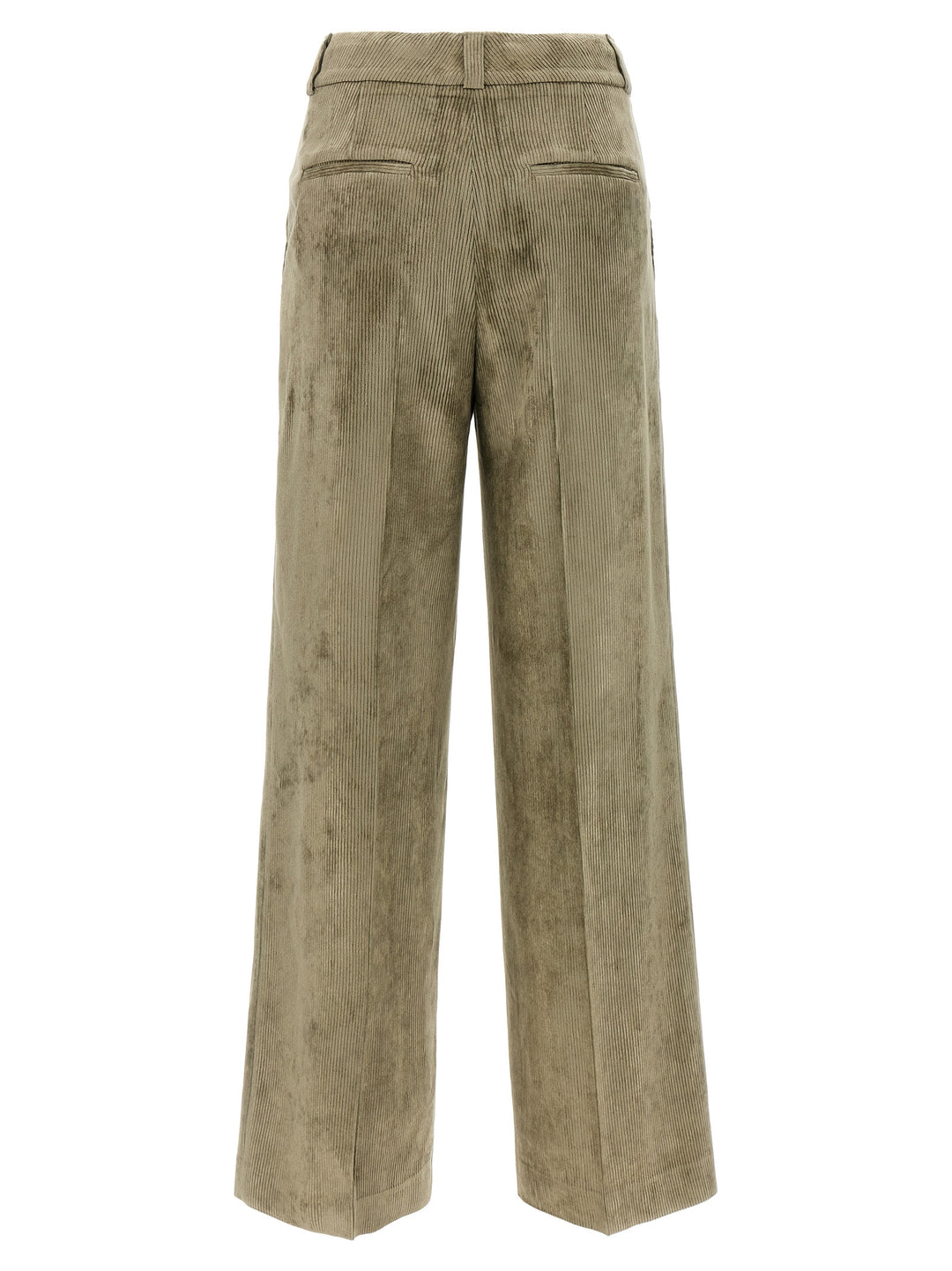 Peserico Corduroy Trousers Pants - Green | 2f1878edeadfa67b79b4e9f8e903957e0f522f85