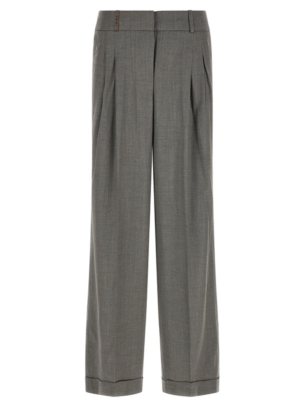 Palazzo Pants Gray