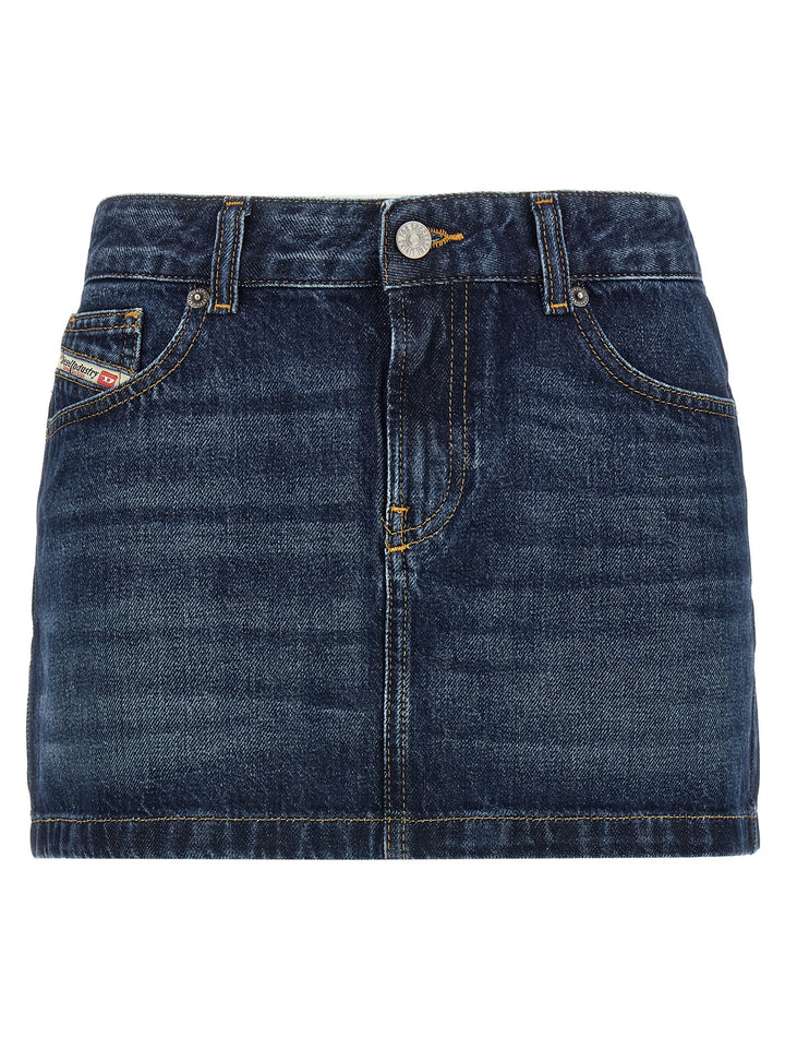 Diesel De-Ron Skirts - Blue | a503a3654baba1503312a992913aaa1912a191c7