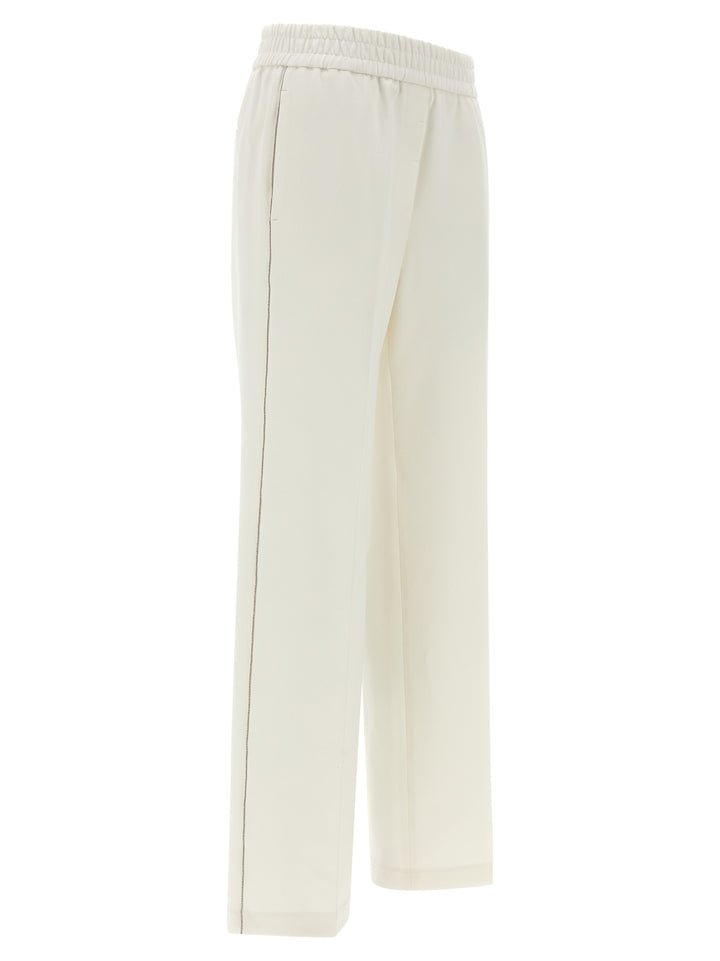 Peserico Punto Luce Pants - White | 2d9c020754ab2cc6e6c0ed41d47536047cf4d86f
