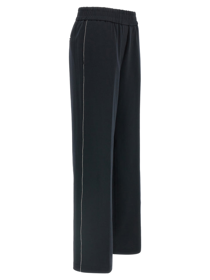 Peserico Punto Luce Pants - Blue | 595133d29e5ec905ec2f23962d882905d17519c7