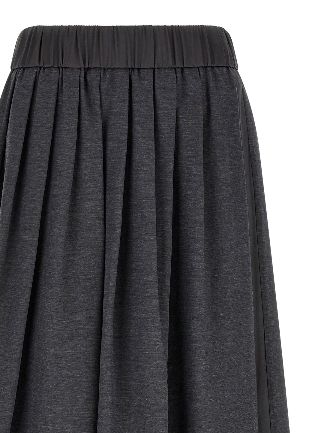 Peserico Skirt With Elastic Skirts - Gray | 76d53bfcfe42cbcbfcc992c3b94d2979c42e6268